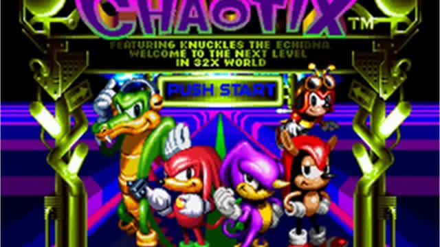 Knuckles Chaotix - Seascape Cover by aced !!