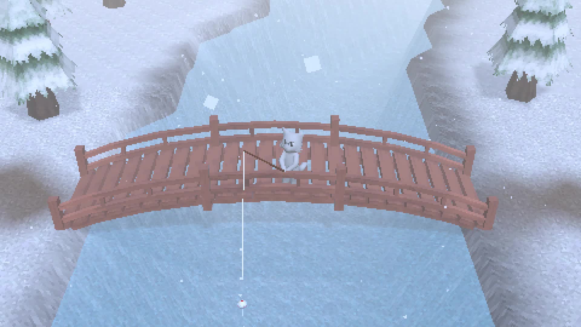 Snowy Creak - pesca acompañada de ruido blanco de ventisca y agua para refrescarse y relajarse