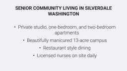 Clearbrook Inn : Senior Living Community in Silverdale, WA | 98383