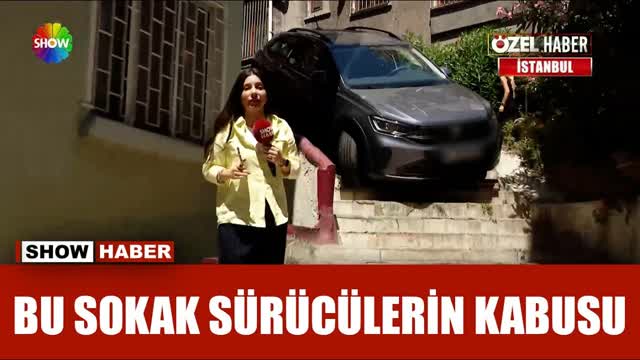 Cihangir'de Bir Sürücü Navigasyona Uydu Kendini Çıkmaz Sokakta Buldu