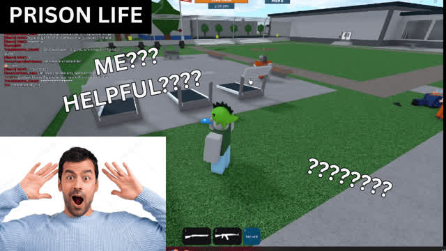 BEING ACTUALLY HELPFUL??? | Prison Life