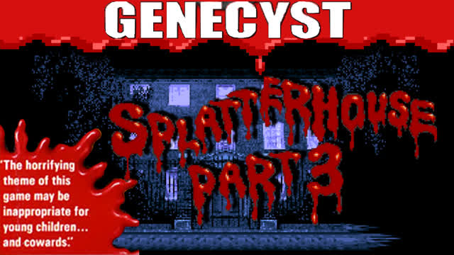 Splatterhouse 3 Final Bosses No Power Ups Played on Genecyst DOS Emulator
