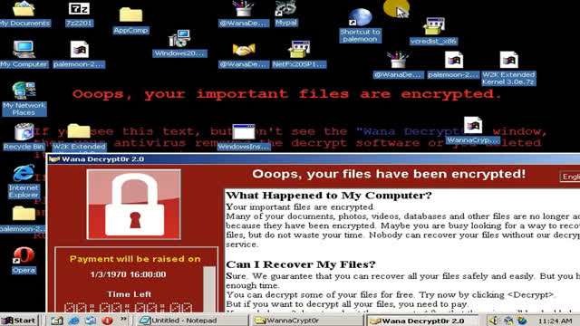 WannaCry on Windows 2000