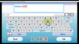 Visiting VidLii on the Internet Channel (Wii)