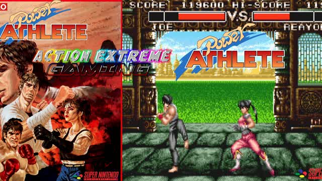Action Extreme Gaming - Power Moves (Super Nintendo Version) Gameplay - Joe VS Reayon [Reupload]