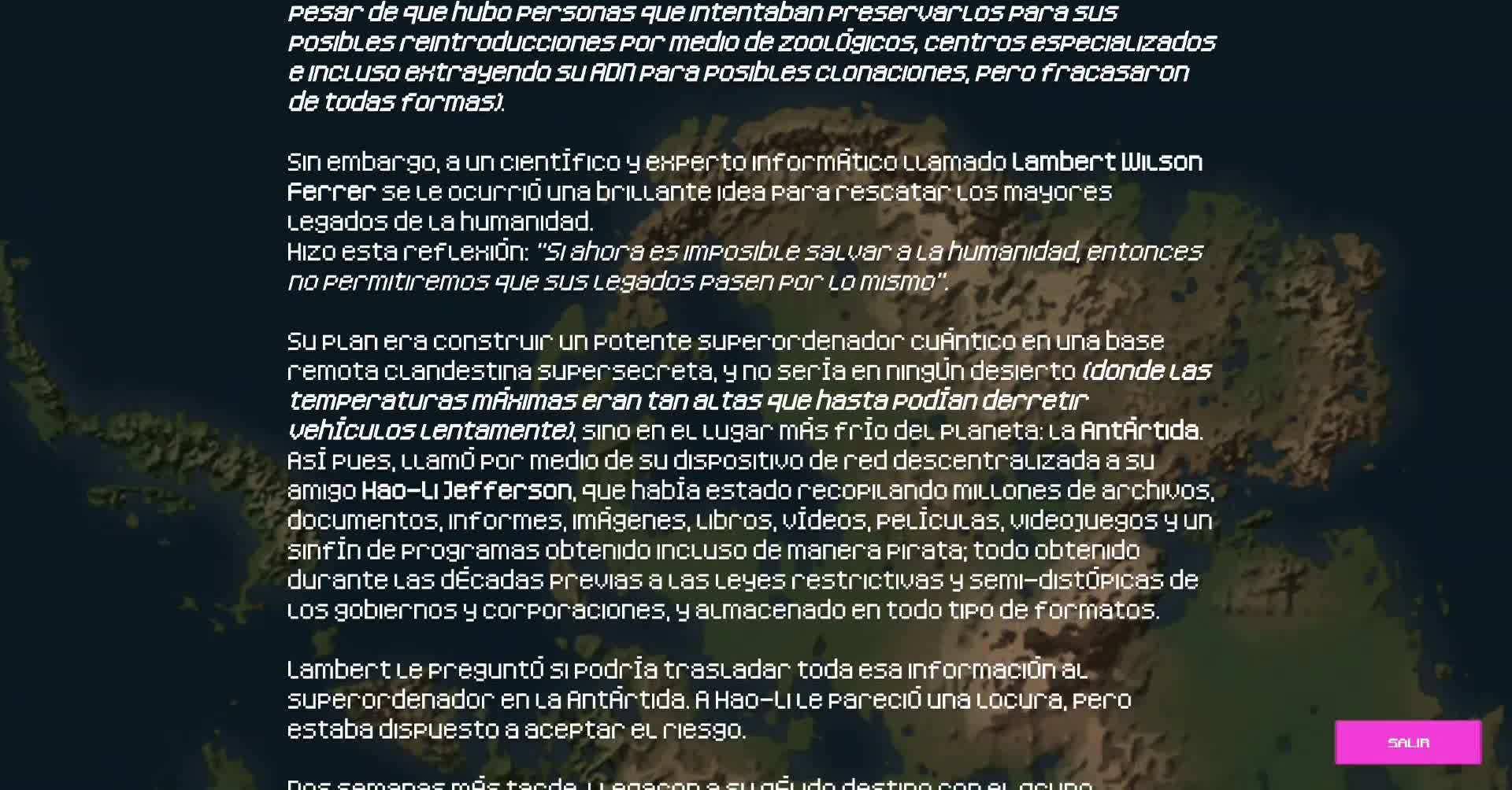 La Tierra en el año 2042