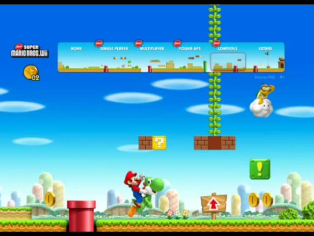 New Super Mario Bros Wii official Europe Website