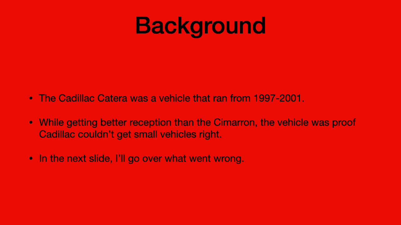 Cadillac Catera: Cadillac’s Compact Mistake