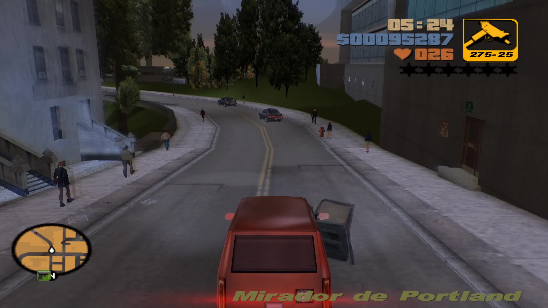 GTA III Sacando la colada