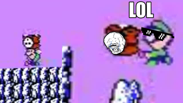i threw him away lol - super mario bros 2