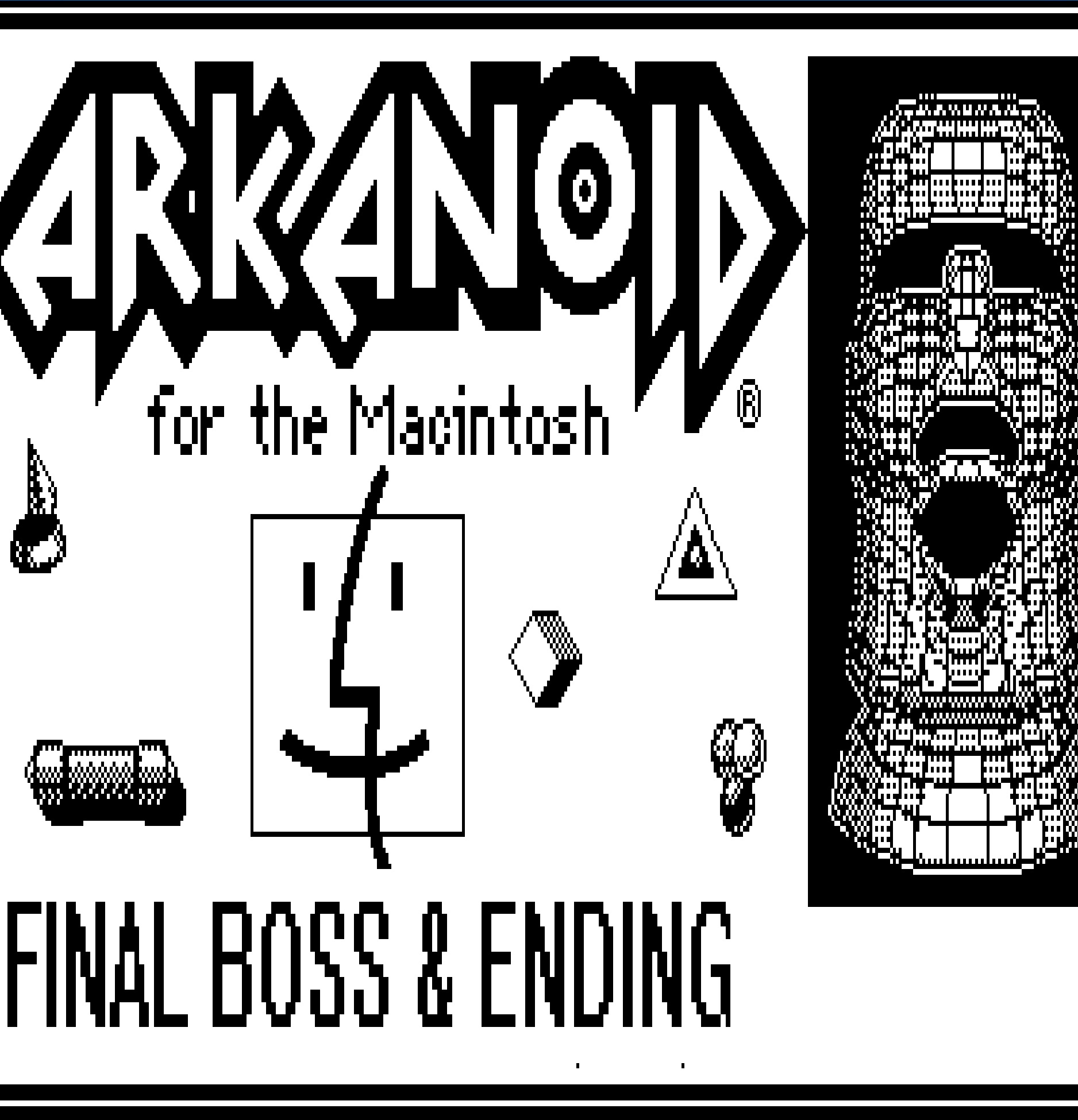 Arkanoid Macintosh Version Final Boss And Ending