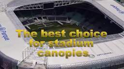 Stadium canopy steel structure