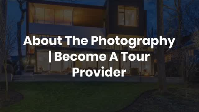 About The Photography, Become A Tour Provider
