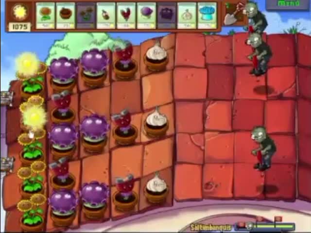 Plantas contra zombies - saltimbanquis