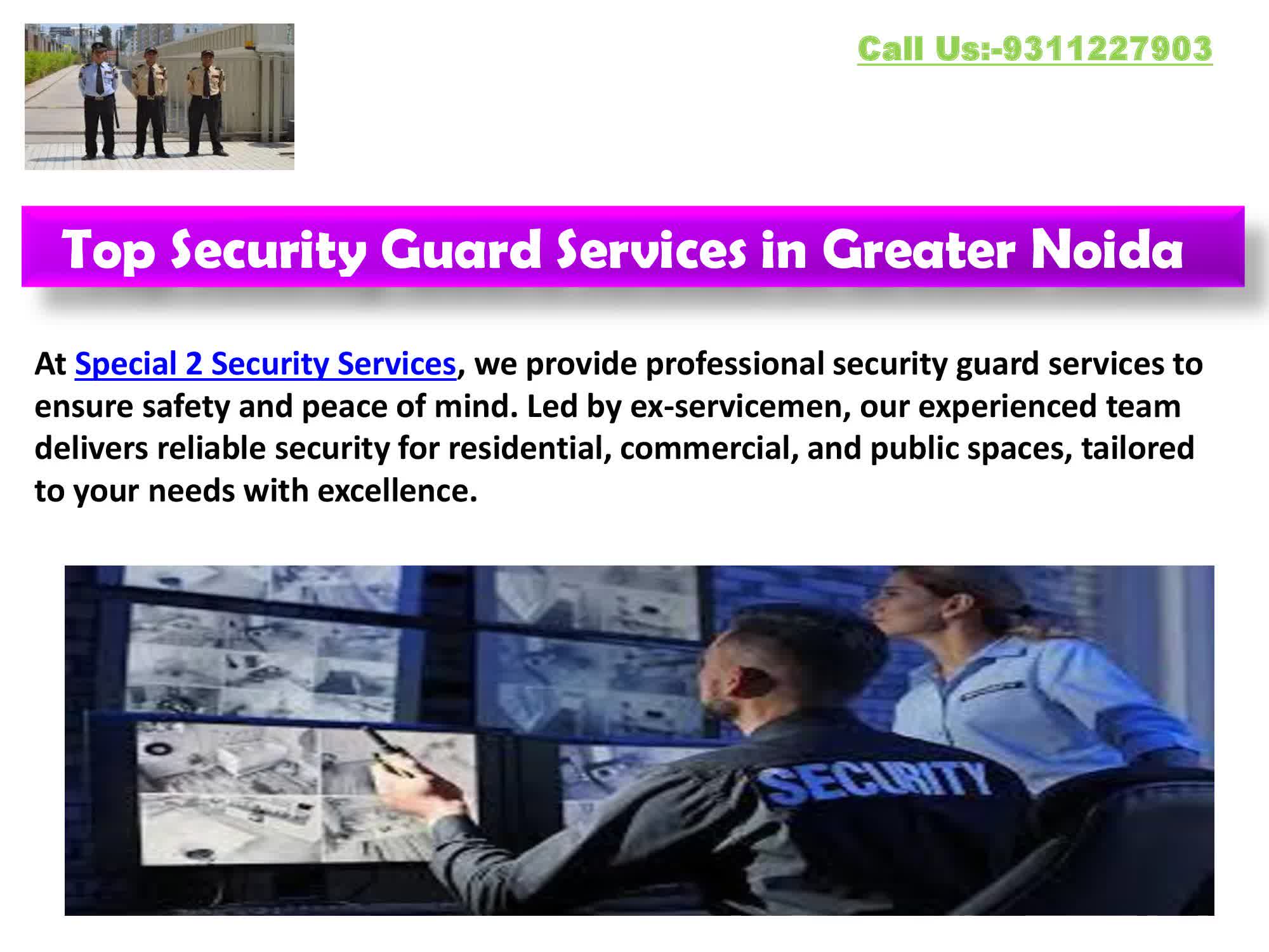 Top Security Guard Services in Greater Noida