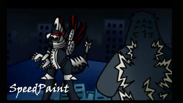 SpeedPaint - Godzilla vs Gigan
