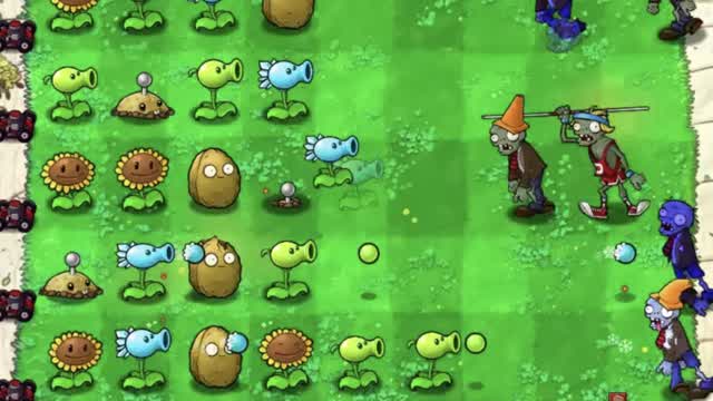 Starting Plants vs. Zombies