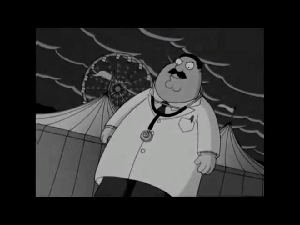 Peter griffin overdoses on testosterone and goes to strawberry fields