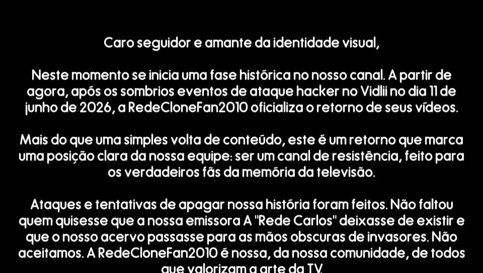 ESTAMOS DE VOLTA!
