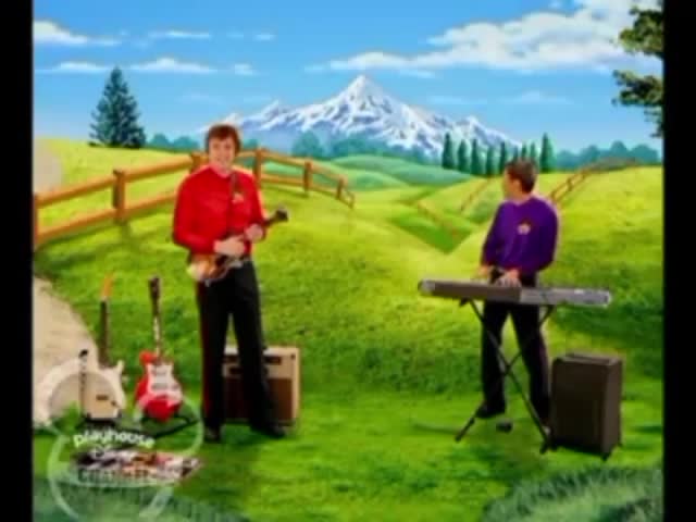Wiggle y aprende - Murray y jeff pintando un cuadro campo