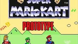 Super Mario Kart Prototype Leak #1 Mushroom Cup Gameplay with Bonus Content