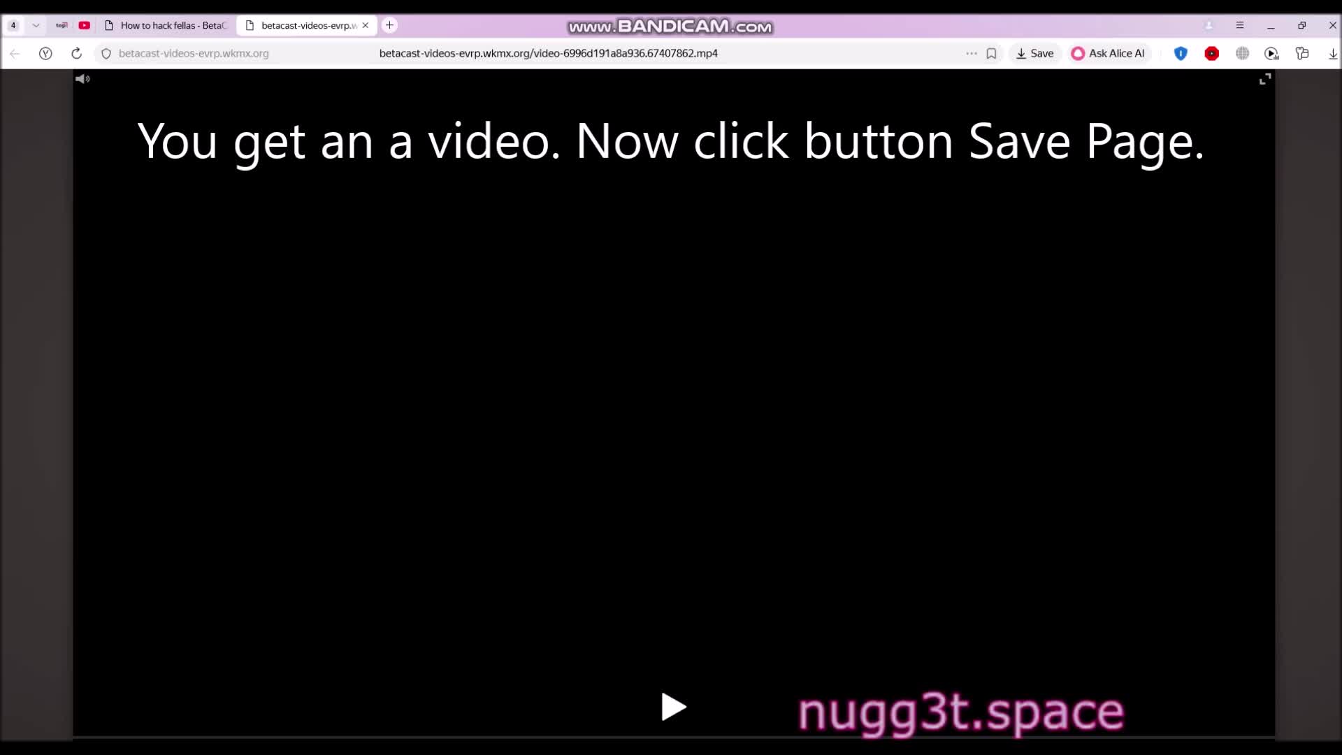 How to download video from BetaCast or VidLii (works on both) How to download video from BetaCast or VidLii (works on both)