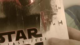 star wars- the last jedi Unboxing and poster