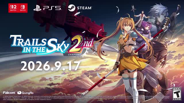 Legend of Heroes: Trails In the Sky 2nd Chapter HD 3D Remake (NIntendo Switch) Release Date Trailer