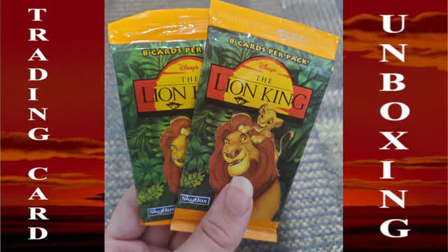 Lion King Trading Card Unboxing