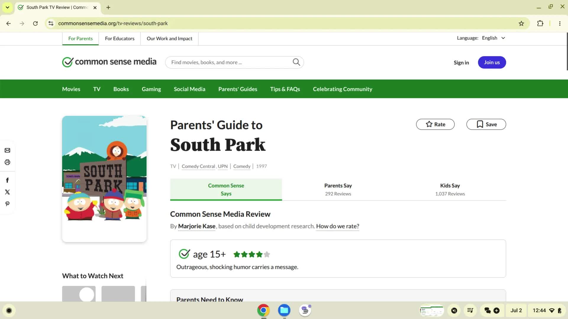 South Park TV Review