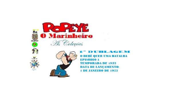 POPEYE O MARINHEIRO _ O BEBÊ QUER UMA BATALHA DUBLADO