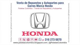 Venta de Repuestos y Autopartes para Carros Marca Honda en Bucaramanga | Palatas Colombia Repuestos