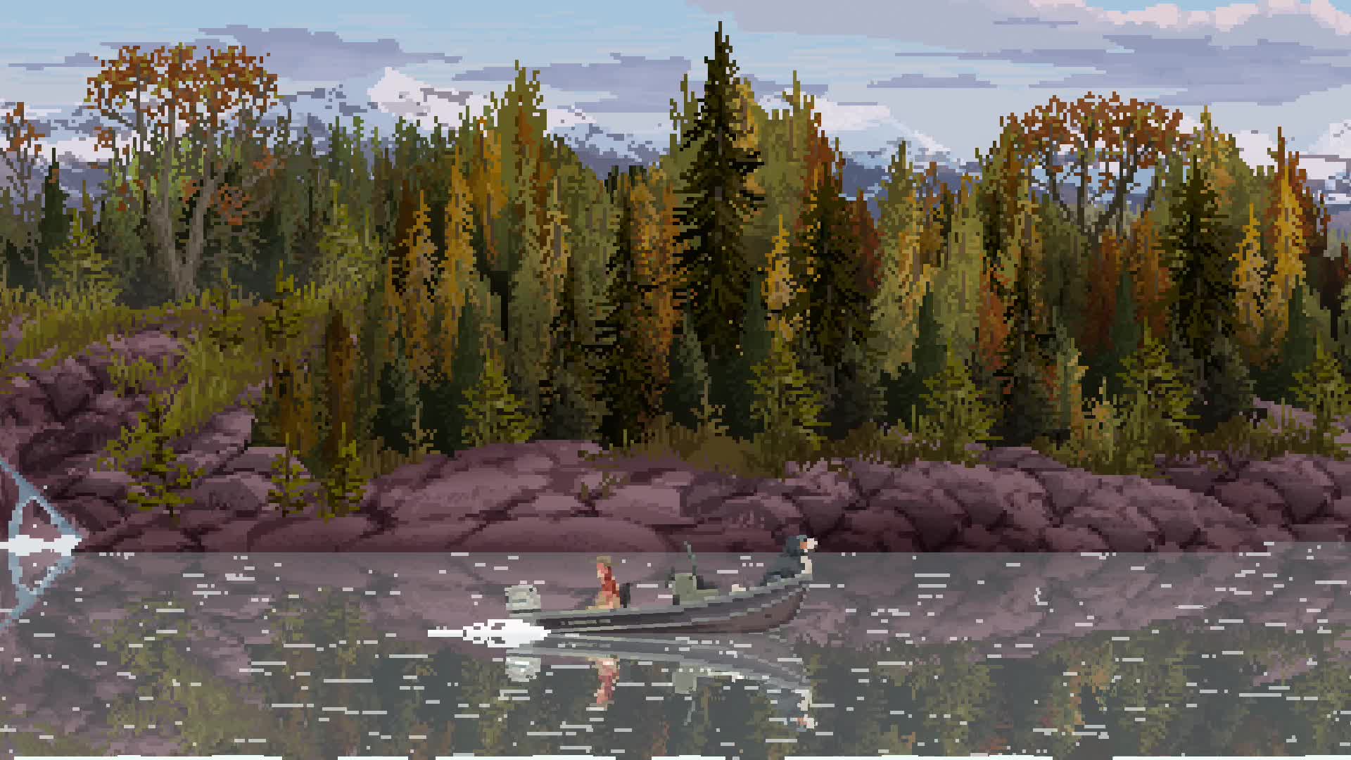 Cast n Chill - Paisajes hermosos en pixelart y pesca super relajante