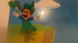 The Super Mario Workd Luigi and yoshi animation cel review