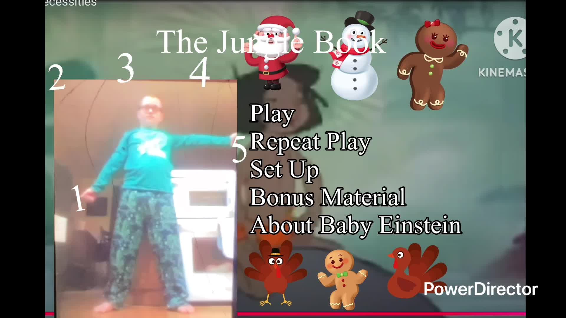 Jungle book uk dvd menu