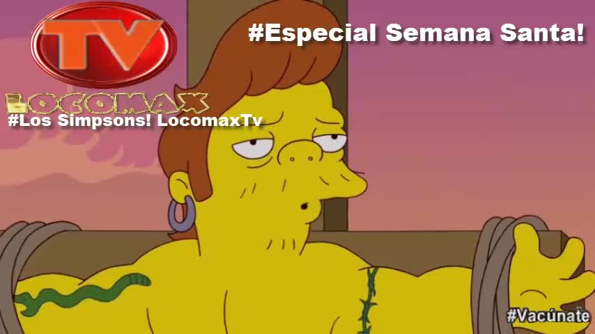 LocomaxTv Bolivia Semana Santa Simpsons La Pasion de Cristo 2022