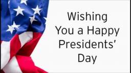 Happy Presidents Day, everybody!