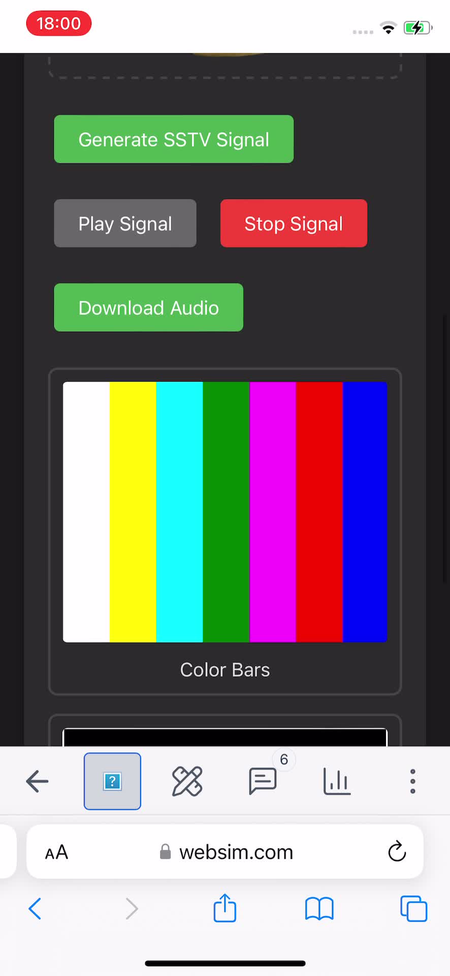 Sabrina Carpenter’s Rolling Stones with SSTV Signal Generator