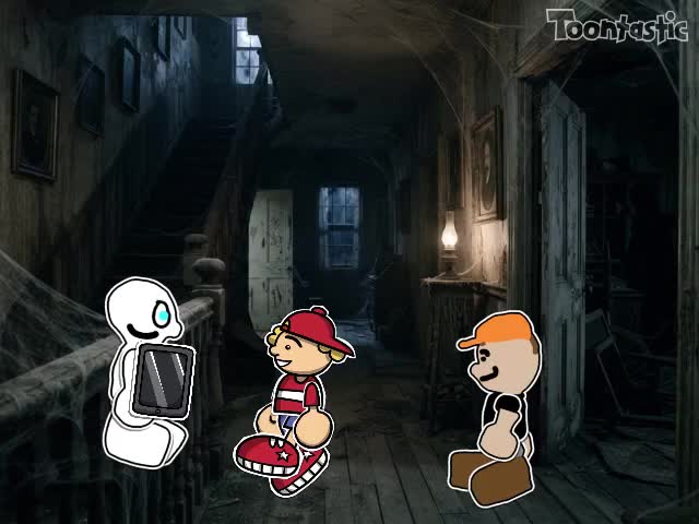 Casper The Friendly Ghost Meets George Johnson And Billy Spunkygal