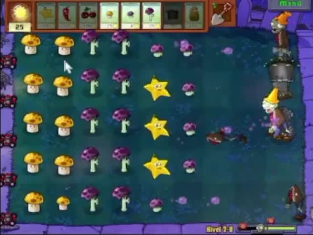 Plantas contra zombies - nivel 2-8 av 2