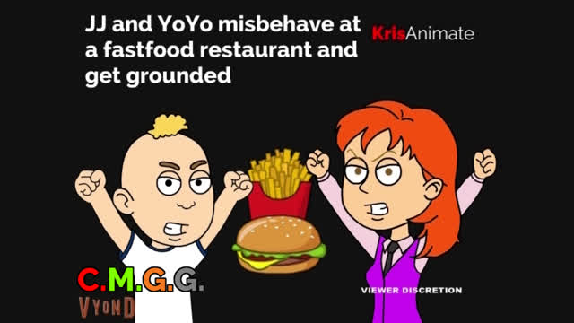 CMGG: JJ and YoYo misbehave at a fastfood restaurant and get grounded