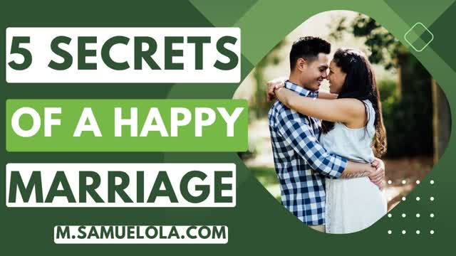 5 Secrets To Improve Your Marriage and Fix Relationship Problems