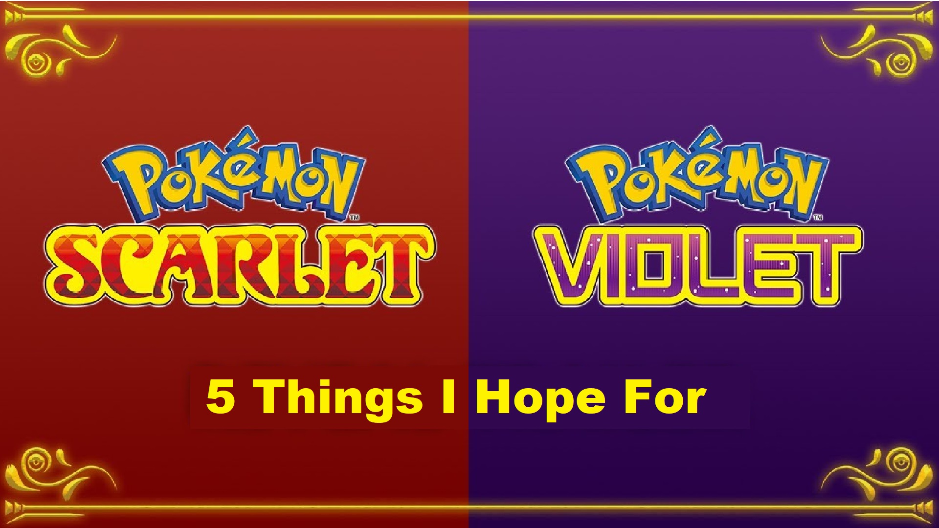 Pokemon Scarlet and Violet Wishes