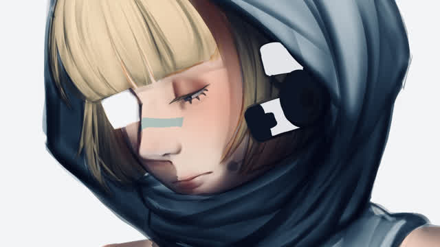unfinished angel speedpaint