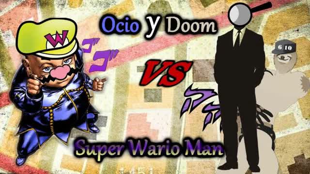 Ocio y Doom aniquilan a Super Wario Man (de alguien que se me olvido)
