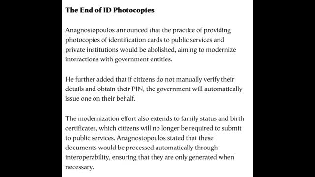GOVERNMENTS BEGIN ROLE OUT OF PERSONAL CITIZEN NUMBERS AS THE KEY TO UNLOCK ALL PUBLIC TRANSACTIONS!
