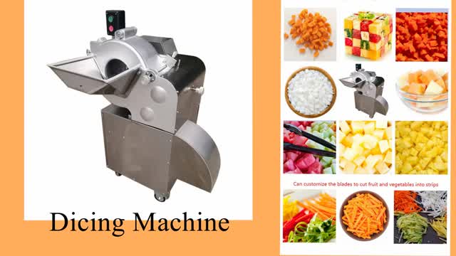 1000kg/h Fruit and Vegetable Dicing Machine