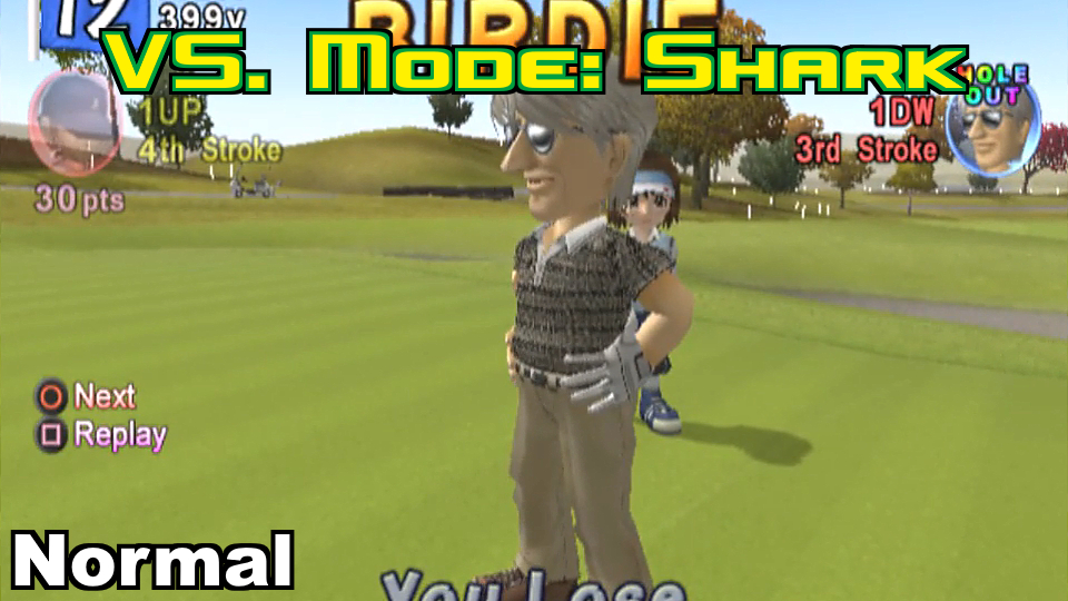 Everybodys Golf (PS2) - VS. Mode Playthrough: Shark (Normal)