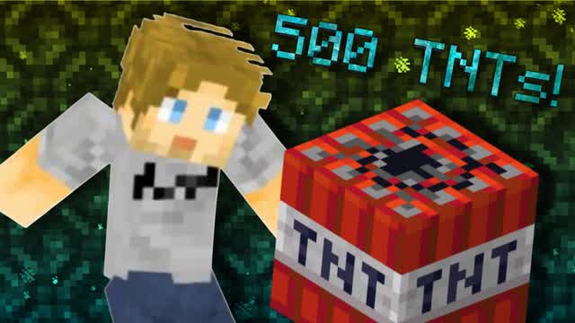 Minecraft - 500 PewDiePies vs. 500 TNTs!