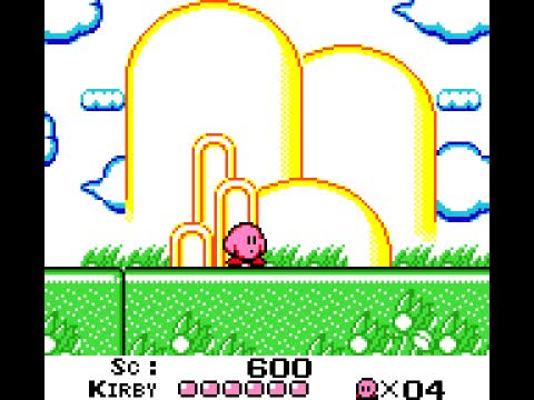 Kirbys Dream Land - Kirby dancing during pause.